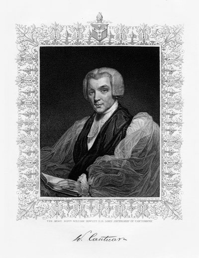 William Howley, Arzobispo de Canterbury, siglo XIX de W. Holl