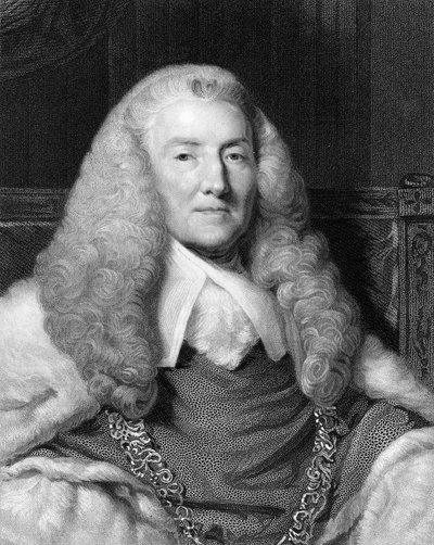 William Murray, primer conde de Mansfield, juez y político británico de W. Holl