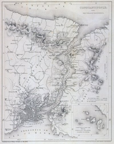 Constantinopla y el Bósforo, c.1850 de W Hughes
