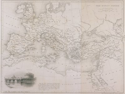 El Imperio Romano, c.1850 de W Hughes