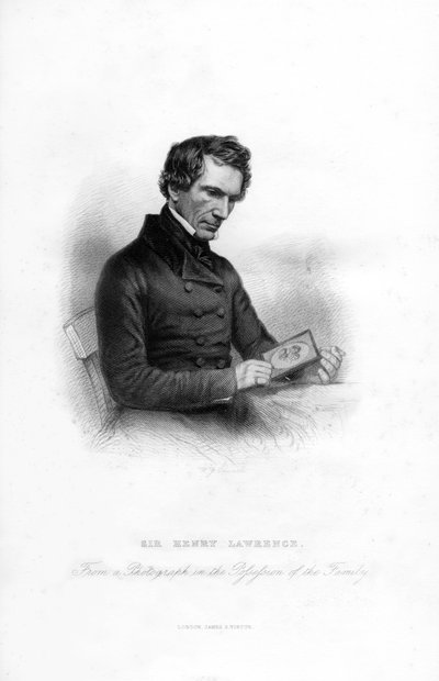 Sir Henry Montgomery Lawrence, 1806-1857, soldado y estadista británico en India de W. J. Edwards