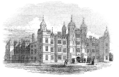Casa Burghley - frente norte de W. J. Linton