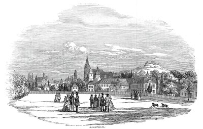 Coburg - del dibujo de Su Alteza Real el Príncipe Alberto, 1845 de W. J. Linton