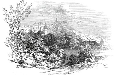 Palacio de Molsdorf - del dibujo de Su Alteza Real el Príncipe Alberto de W. J. Linton