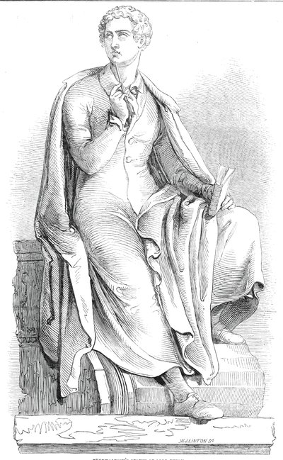 Estatua de Lord Byron de Thorwaldsen, 1845 de W. J. Linton