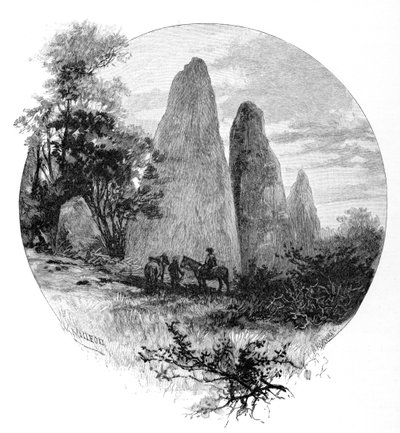 Rocas de granito, campamento Betts, Monte Kosciuszko, Nueva Gales del Sur, Australia, 1886 de W. Macleod