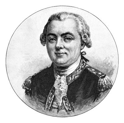 Jean Francois Galaup, conde de La Perouse, oficial naval y explorador francés, 1886 de W. Macleod