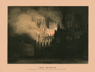 York Minster, 1840 de W Monkhouse