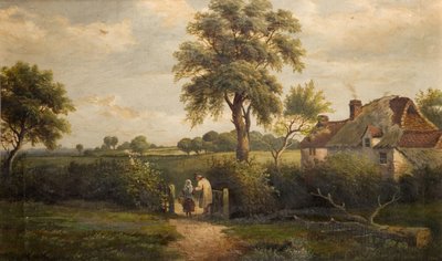 Escena de cabaña, Marston Green de W P Cartwright