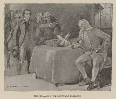 La demanda al gobernador Dunmore de W. P. Snyder
