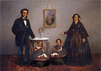 Retrato de familia, ca. 1855 de W. Penny