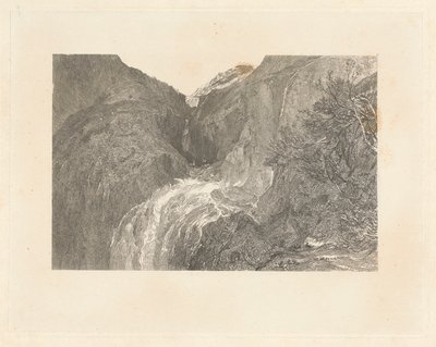 Puente de las Cadenas sobre el río Tees de W. R. Smith