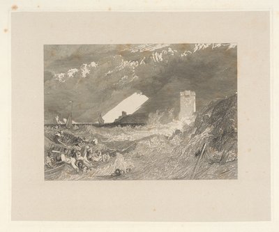 Entrada al puerto de Fowey, Cornualles de W. R. Smith