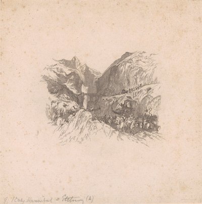 Aníbal pasando los Alpes (viñetas) de W. R. Smith