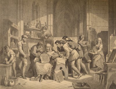 Introducción del arte de la impresión, 1886 de W Ridgway