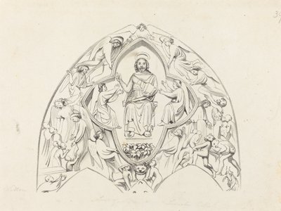 Juicio Final, Catedral de Lincoln de W. Walton after John Flaxman