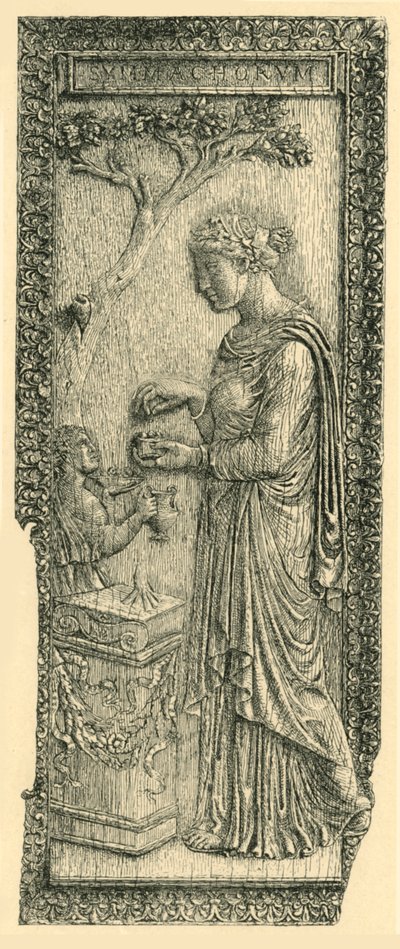 El Panel de Symmachi, finales del siglo IV o principios del siglo V, 1881 de W. Wise