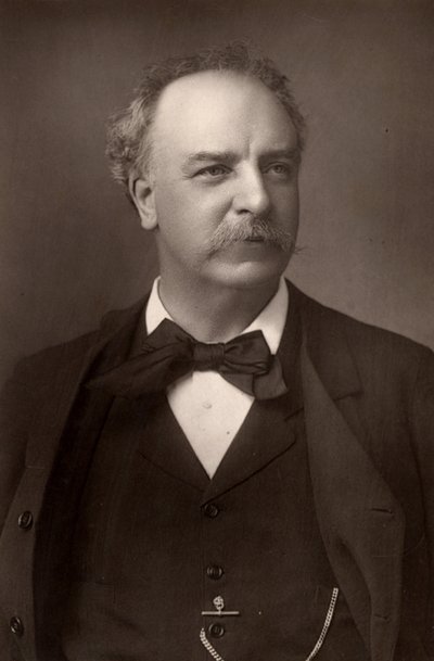 "Charles Santley (1834-1922) Barítono inglés (woodburytype). de W. and D. (after) Downey