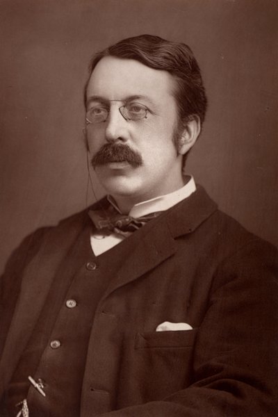 "Charles Villiers Stanford (1852-1924) Compositor y pedagogo musical irlandés, nacido en Dublín. (woodburytype) de W. and D. (after) Downey
