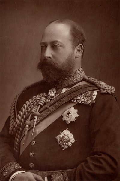 "Eduardo VII (1841-1910) rey del Reino Unido desde 1901, cuando aún era Príncipe de Gales. (woodburytype) de W. and D. (after) Downey