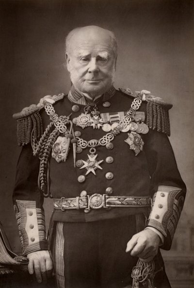"Henry Keppel (1809-1904) Almirante y cortesano inglés. (woodburytype) de W. and D. (after) Downey