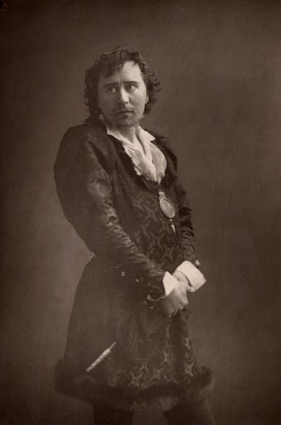 " Herbert Beerbohm Tree (1853-1917) Actor y director inglés. Fundador de la Real Academia de Arte Dramático (RADA). (Woodburytype) de W. and D. (after) Downey