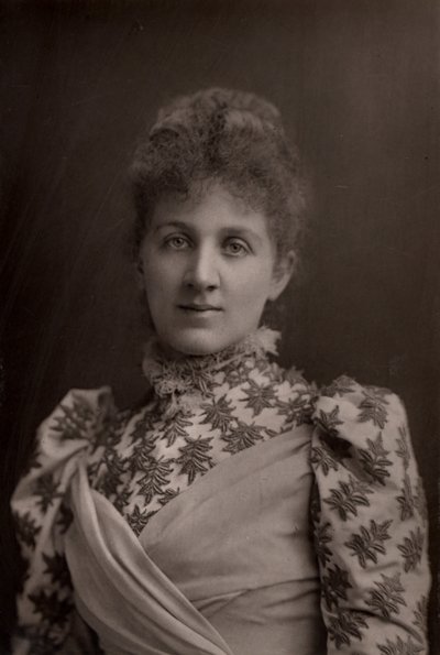 "Liza Lehmann (Elizabetta Nina Mary Frederika Lehmann - 1862-1918) soprano y compositora inglesa. (woodburytype) de W. and D. (after) Downey