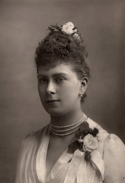 Princesa Mary (May) de Teck (1867-1953) de W. and D. (after) Downey