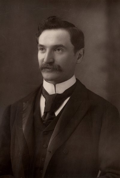 " Solomon Joseph Solomon (1860-1927) Retratista y muralista inglés. En la Primera Guerra Mundial introdujo el uso del camuflaje en el ejército británico. (woodburytype) de W. and D. (after) Downey