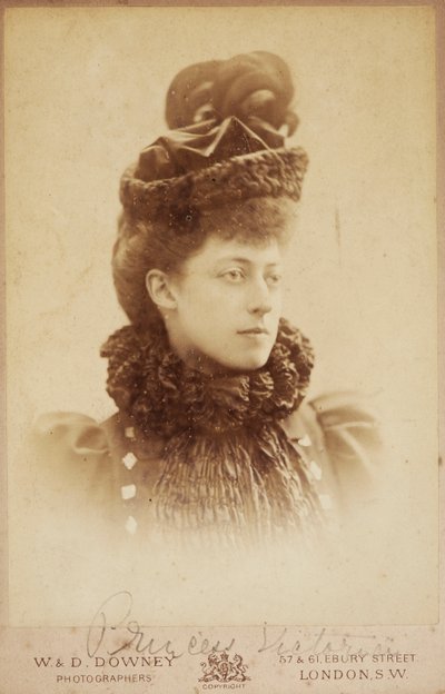 Princesa Victoria de Gales, finales del siglo XIX de W. and D. Downey