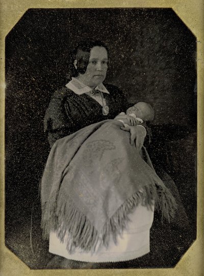 Sra. Thomas Ustick Walter y su Hijo Fallecido de William and Frederick Langenheim