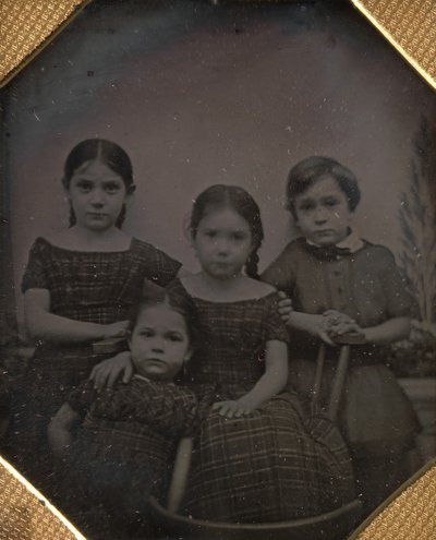 Los hijos del profesor Schneider, ca. 1842 de William and Frederick Langenheim