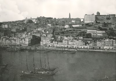 Panorama de la ciudad de Oporto, Portugal, 1895 de W and S Ltd