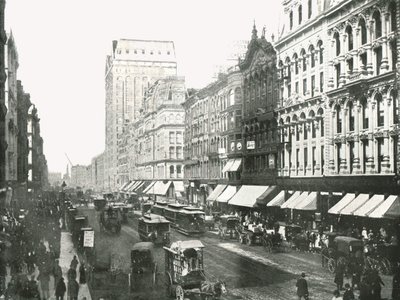 State Street, Chicago, EE.UU., 1895 de W and S Ltd
