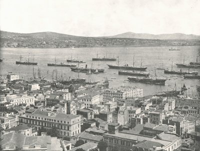 El Bósforo mirando hacia Scutari, Constantinopla, Imperio Otomano, 1895 de W and S Ltd