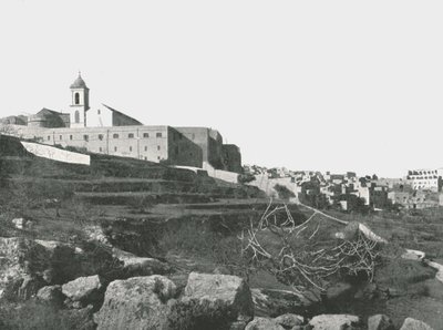 La Iglesia de la Natividad, Belén, Palestina, 1895 de W and S Ltd