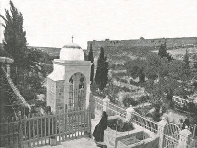 El Jardín de Getsemaní, Jerusalén, Palestina, 1895 de W and S Ltd