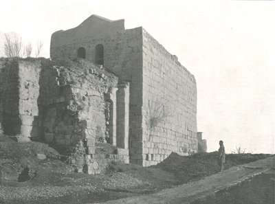 Torre desde la cual San Pablo descendió en una canasta, Damasco, Siria otomana, 1895 de W and S Ltd