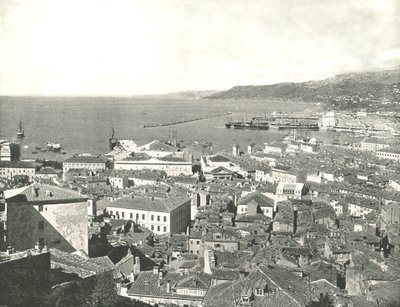 Ciudad y puerto, Trieste, Italia, 1895 de W and S Ltd