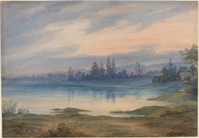 Paisaje cerca de Estrasburgo mirando hacia St. Gall de W. van Detta
