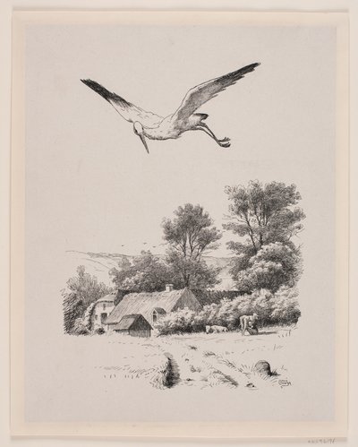 Ilustración para Christian Winther, "Chresten y Lene" de Waldemar Bøhme