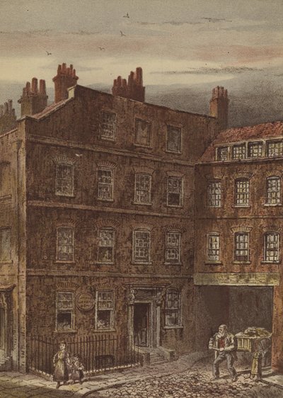 Casa del Dr. Johnson, Gough Square, Fleet Street de Waldo Sargeant