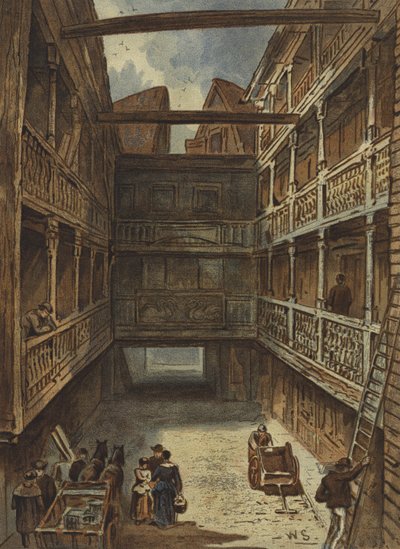 La posada de los Cuatro Cisnes, Bishopsgate de Waldo Sargeant