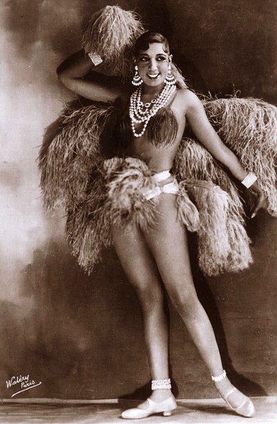 Josephine Baker c.1927 (foto en blanco y negro) de Walery