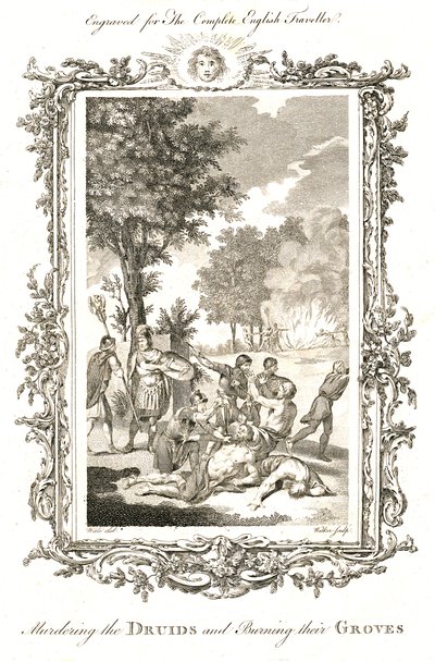 Asesinando a los druidas, c. 1771-1772 de Walker