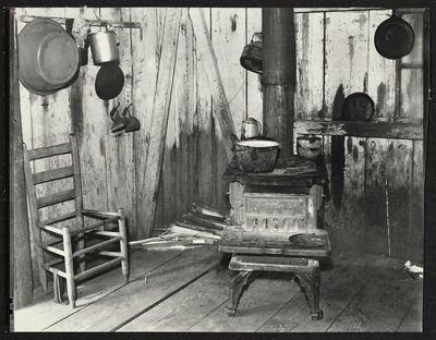 Alabama Granjero inquilino cocina cerca de Moundville de Walker Evans