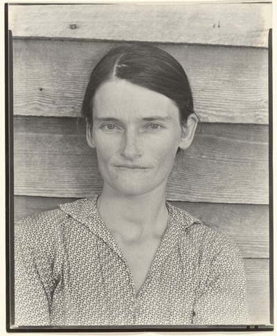 Allie Mae Burroughs, esposa de un aparcero de algodón, condado de Hale, Alabama de Walker Evans