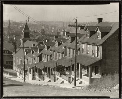 Casas bifamiliares en Bethlehem, Pensilvania de Walker Evans