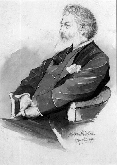 Retrato de Frederic, Lord Leighton (1830-96) 1892 de Walker Hodgson