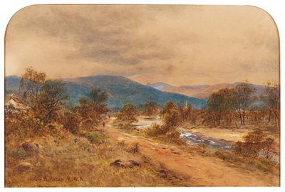 El camino a Glen Cluny, Braemar - 1876 de Waller Hugh Paton